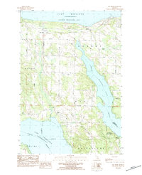 Bay Shore 1983 topographic map thumbnail
