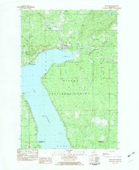 Bergland 1982 topographic map thumbnail