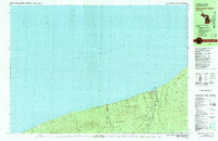 Black River Harbor 1980 topographic map thumbnail
