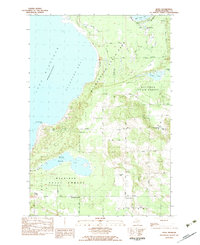 Bliss 1982 topographic map thumbnail
