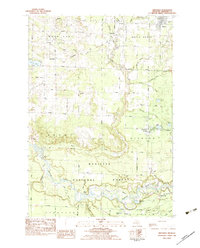 Brethren 1982 topographic map preview