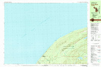 Carp River 1980 topographic map thumbnail