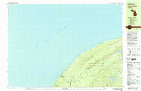 Carp River 1980 topographic map thumbnail