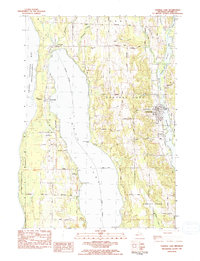 Central Lake 1983 topographic map thumbnail