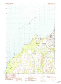 Charlevoix 1983 topographic map thumbnail
