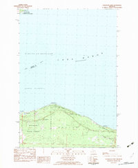 Cordwood Point 1982 topographic map thumbnail