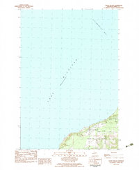 Cross Village 1982 topographic map thumbnail