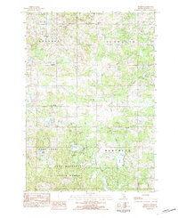 Dighton 1983 topographic map thumbnail