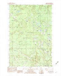 Echo Lake 1982 topographic map thumbnail
