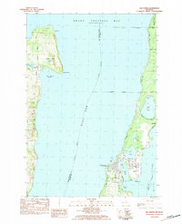 Elk Rapids 1983 topographic map thumbnail