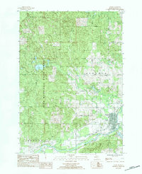Evart 1983 topographic map preview