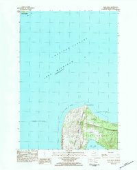 Glen Haven 1983 topographic map thumbnail