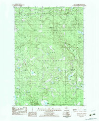 Glitter Lake 1982 topographic map thumbnail
