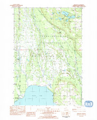 Hiawatha 1983 topographic map thumbnail