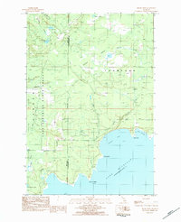 Hiram Point 1983 topographic map thumbnail