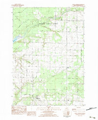 Kings Corners 1982 topographic map thumbnail