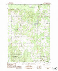 Kingsley 1983 topographic map thumbnail