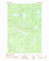 Lake Mitigwaki 1982 topographic map thumbnail