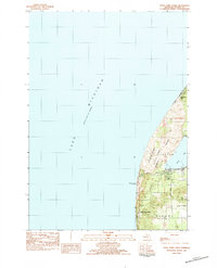 Little Point Sable 1983 topographic map thumbnail