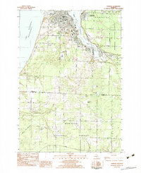 Manistee 1982 topographic map thumbnail