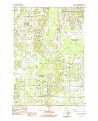 Maple City 1983 topographic map thumbnail