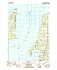 Mapleton 1983 topographic map thumbnail