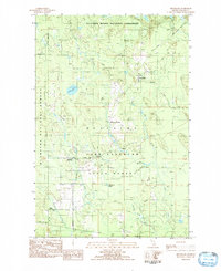 Melstrand 1983 topographic map preview