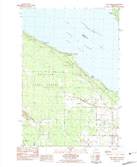 Point Nipigon 1982 topographic map thumbnail