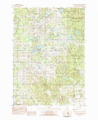 Slaybaugh Corner 1983 topographic map thumbnail