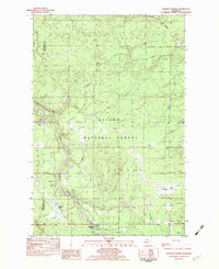 Sparrow Rapids 1982 topographic map thumbnail