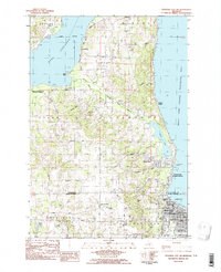 Traverse City SW 1983 topographic map thumbnail