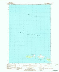 Waugoshance Island 1982 topographic map thumbnail