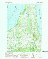 Williamsburg 1983 topographic map thumbnail
