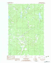 Winslow Lake 1982 topographic map preview
