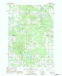 Woods 1983 topographic map thumbnail