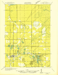 Baldwin NE 1931 topographic map thumbnail