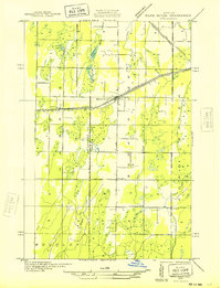 Bark River NE topographic map thumbnail