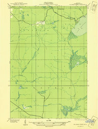 Bruneau Creek 1938 topographic map thumbnail