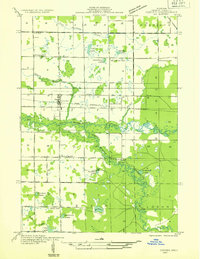 Custer NW 1931 topographic map thumbnail