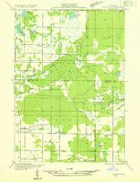 Custer SW 1931 topographic map thumbnail