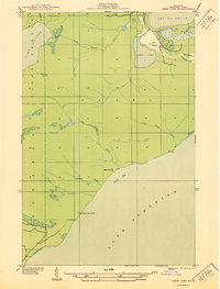 Deer Lake 1940 topographic map thumbnail