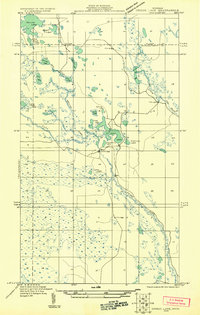 Driggs Lake NW 1931 topographic map thumbnail