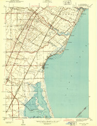 Erie 1943 topographic map thumbnail
