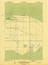 Fort Wilkins 1940 topographic map thumbnail