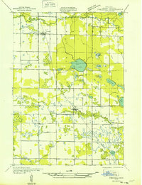 Freesoil SW topographic map thumbnail