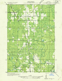 Gladstone NE 1932 topographic map thumbnail