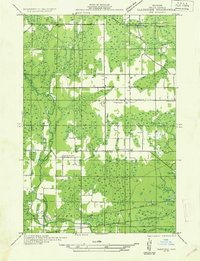 Gladstone SW 1932 topographic map thumbnail