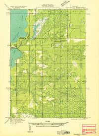 Gould City NW topographic map thumbnail