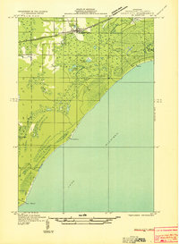 Gould City SE topographic map thumbnail