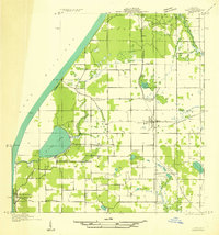 Hart NW 1931 topographic map thumbnail